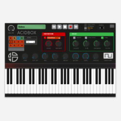 AcidBox V2, 303 Bass Line Synthesizer, VST2, VST3, AU, AAX