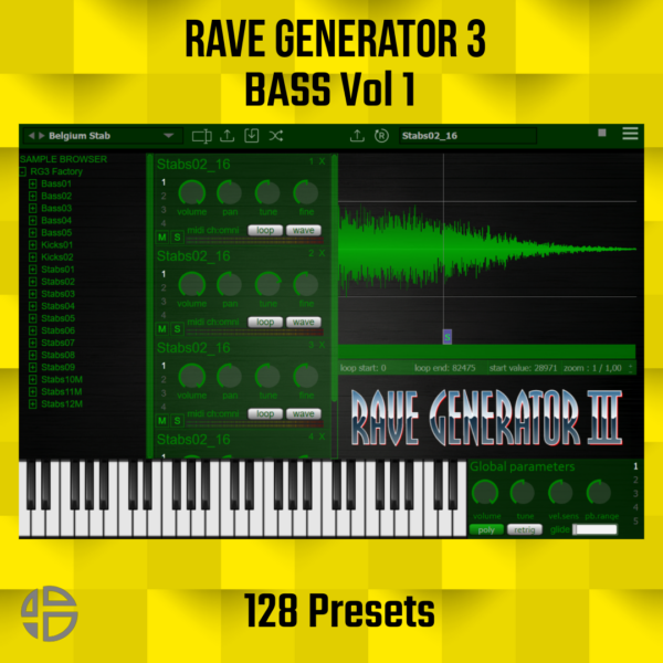Rave Generator 3 Bass Presets Vol1